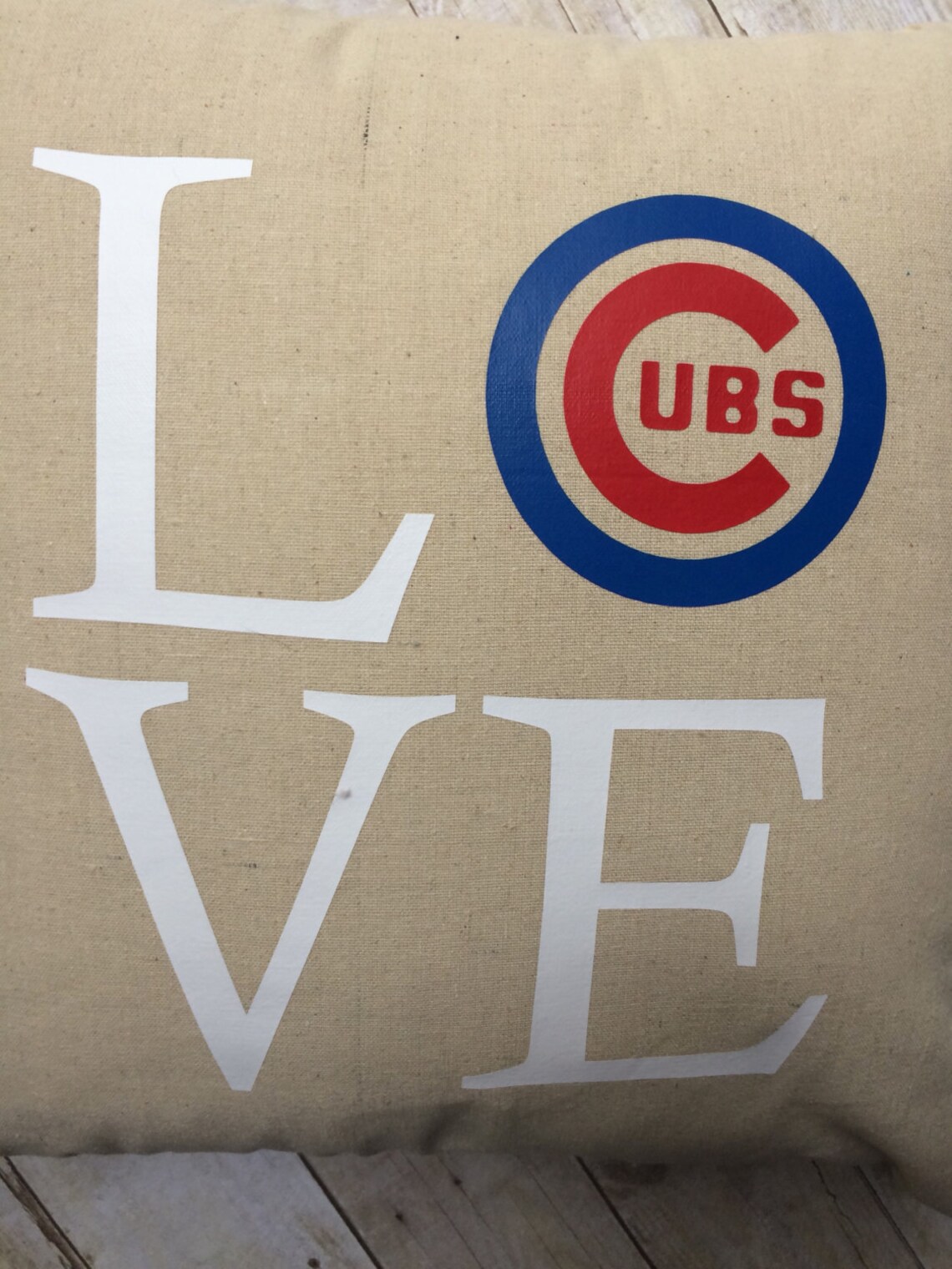 Chicago Cubs pillow Chicago Cubs Cubs baseball pillow Cubs Etsy