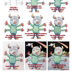 9 Step: How to Color