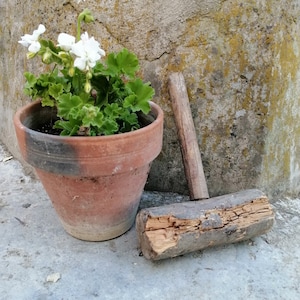 Martillo de madera viejo / Martillo de barril vintage / Herramientas de tonelería antiguas / Década de 1920 / Coleccionables / Decoración rústica del hogar