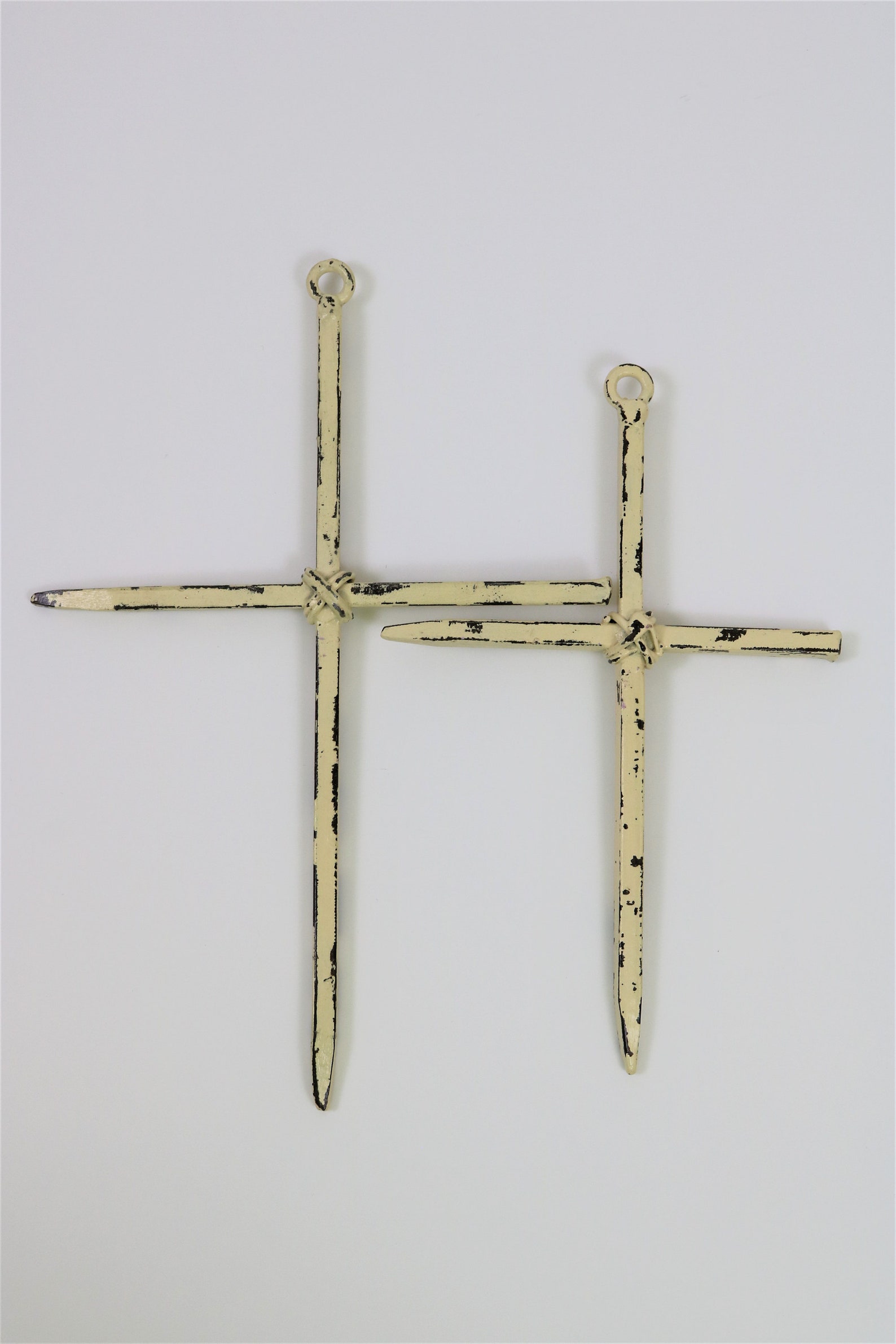 Wall Hanging Nail CrossReligious Nail Cross Metal Nail Etsy