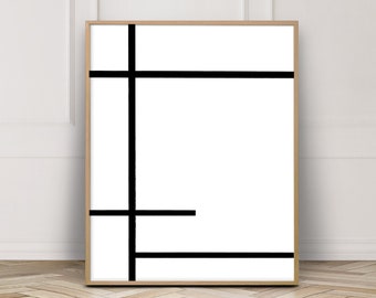 Black and White Art, Minimalist Poster, Modern Wall Art, Minimalist Art, Scandinavian Art, Poster Minimalist, Poster Print, Printable Poster