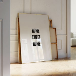 Home Sweet Home Sign Home Sign Home Print Digital Download image 1