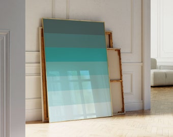 Sky Blue Wall Art, Blue Prints Wall Art, Blue Abstract Art, Large Wall Art, Modern Wall Art, Geometric Art Print, Printable Wall Art