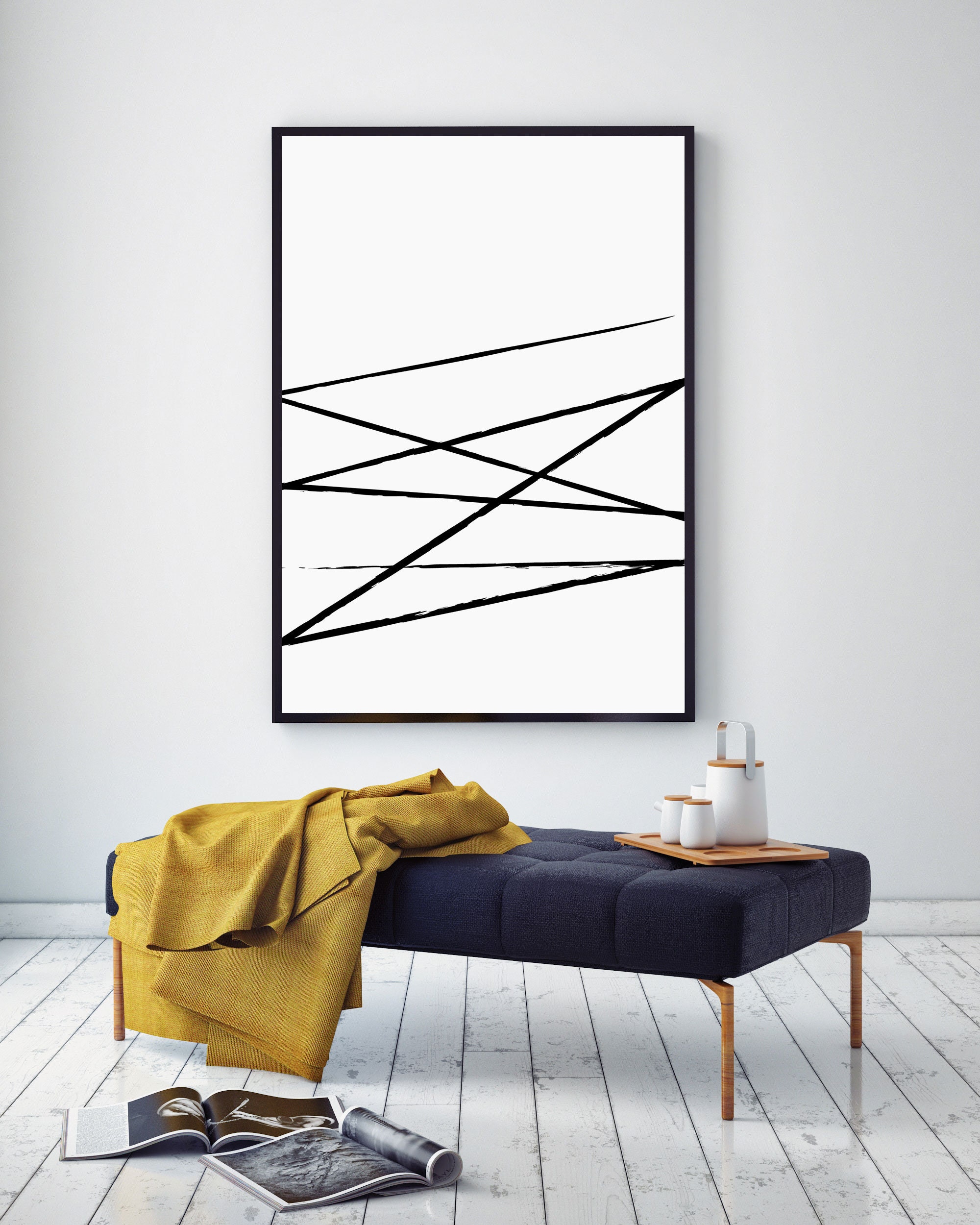 Modern Wall Art Minimalist Wall Art Geometric Poster Geometric - Etsy