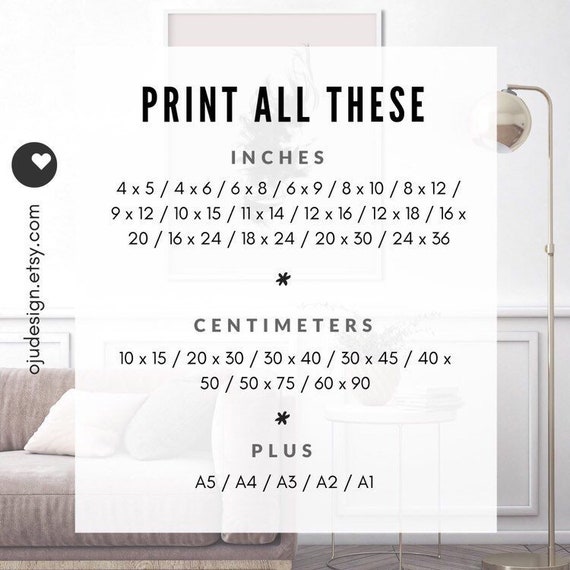 Custom listing 6 A4 prints