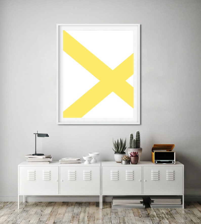 Poster Wall Art Yellow