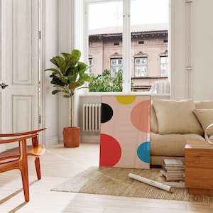 Colorful Posters - Scandi Wall Art - Bright Wall Art - Circle Print - Geometric Pictures - Bright Modern Art - Minimalist Art image 4