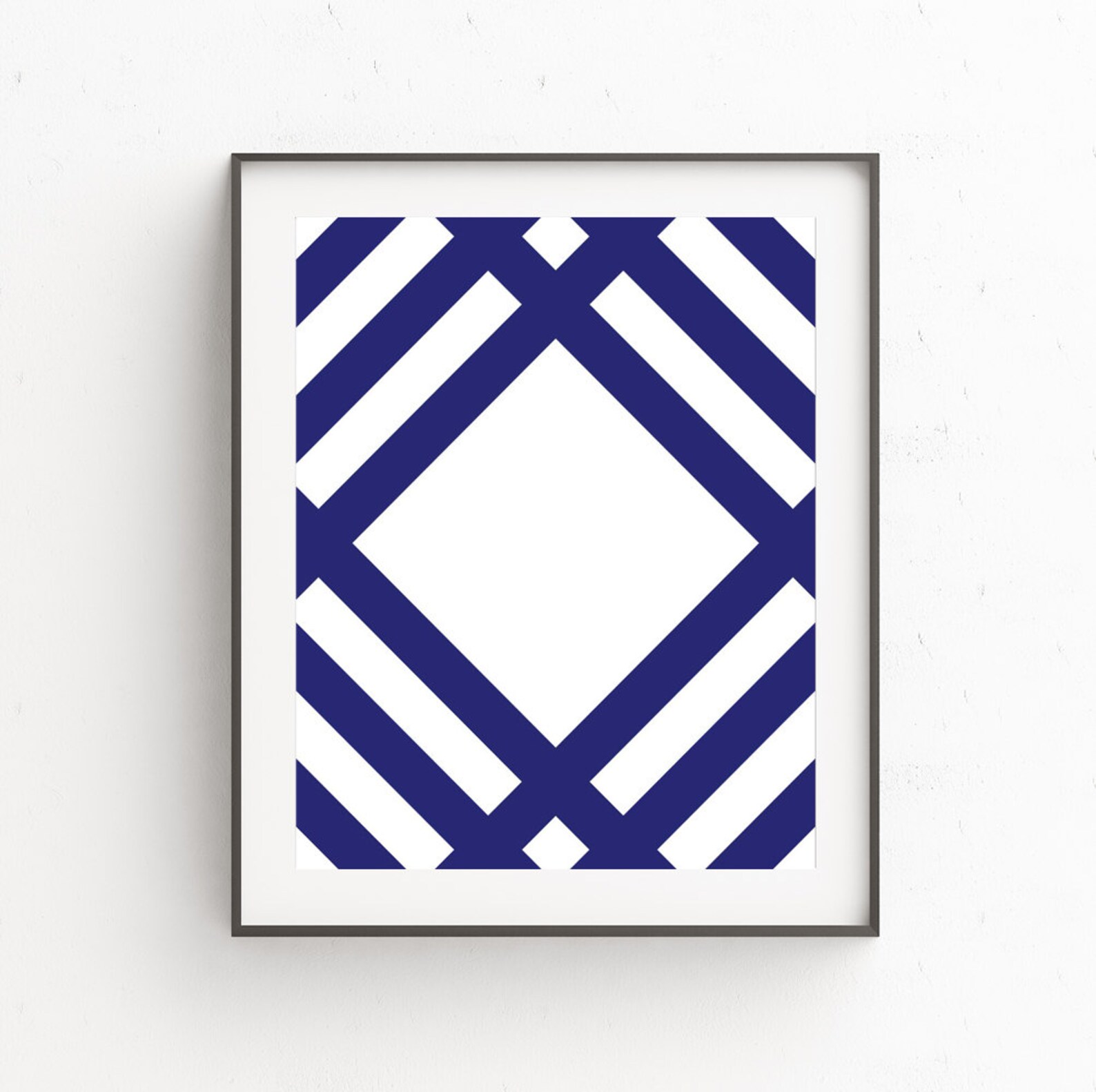 Navy Blue Print Art Navy Blue Wall Print Navy Wall Art Etsy