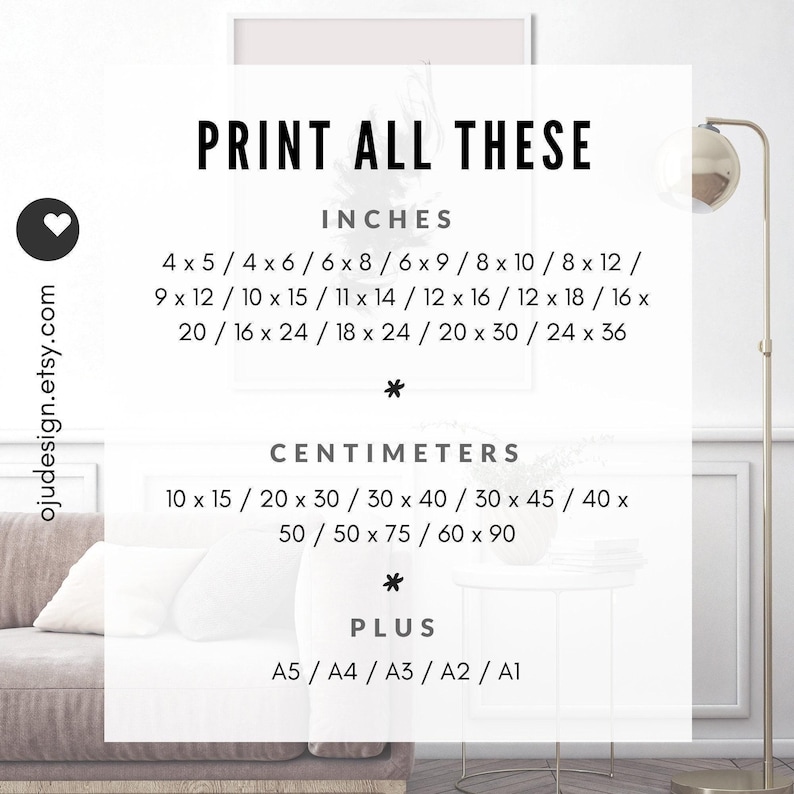 This listing is for a set of high-quality JPGs that can be printed in many popular sizes for a perfect fit.