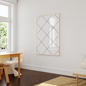 Modern Large Print, Minimal Poster Print, Poster, Large Abstract Decor, Extra Large Art, Minimalist Poster, Geometric Art Poster, Wall Decor image 3