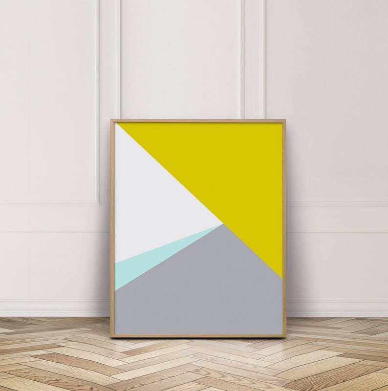 Geometric Wall Art Scandinavian Art Modern Wall Art Etsy