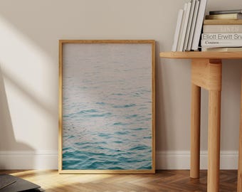 Abstract Seascape Wall Print, Sea Photography, Ocean Waves Art, Coastal Wall Decor .