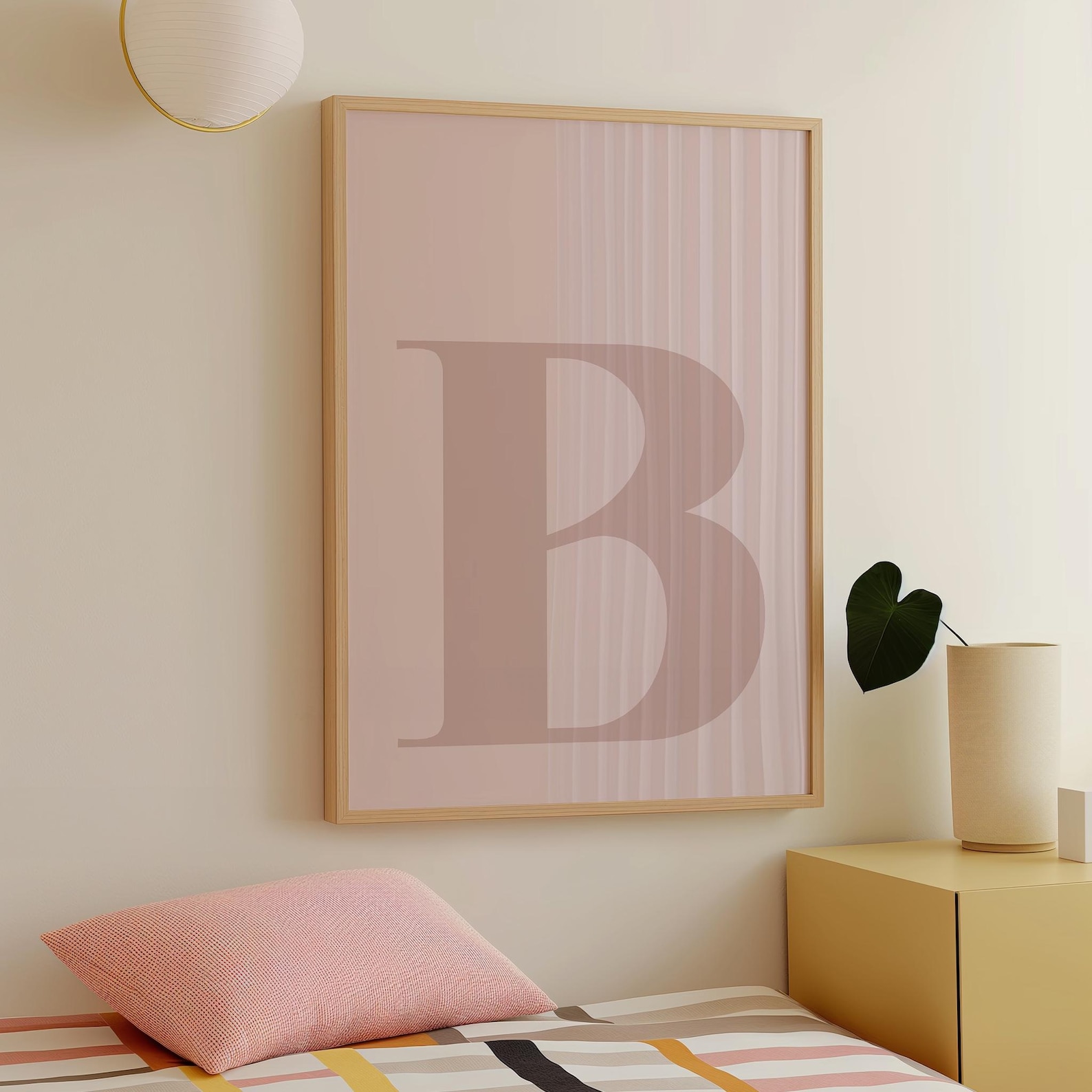 Letter B Poster, Preppy, Coquette Room Decor, Girly Wall Art, Cute Wall ...