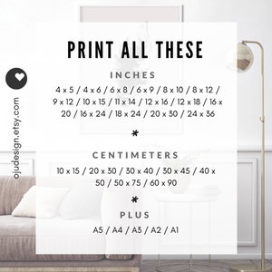 Art Print Above Bed, Modern Design Poster, Nordic Print Art, Above Bed Wall Decor, Wall Decor, Minimalist Poster, Wall Art, Black and White image 7