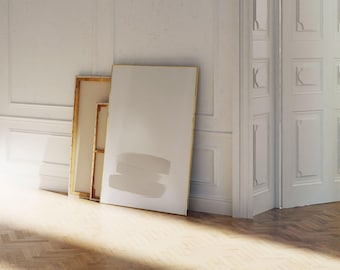 Neutral Abstract Art - Beige Wall Art - Abstract Watercolor Print - Minimalist Artwork - Large Abstract Wall Art - 40x50cm Print