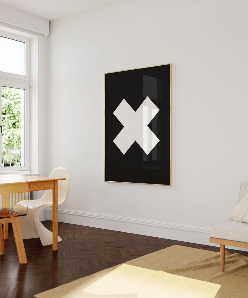 Black And White Art, Black White Prints, Abstract Wall Art, Black White Poster, Gallery Wall Prints, Modern Wall Art, Black Gallery Wall image 4