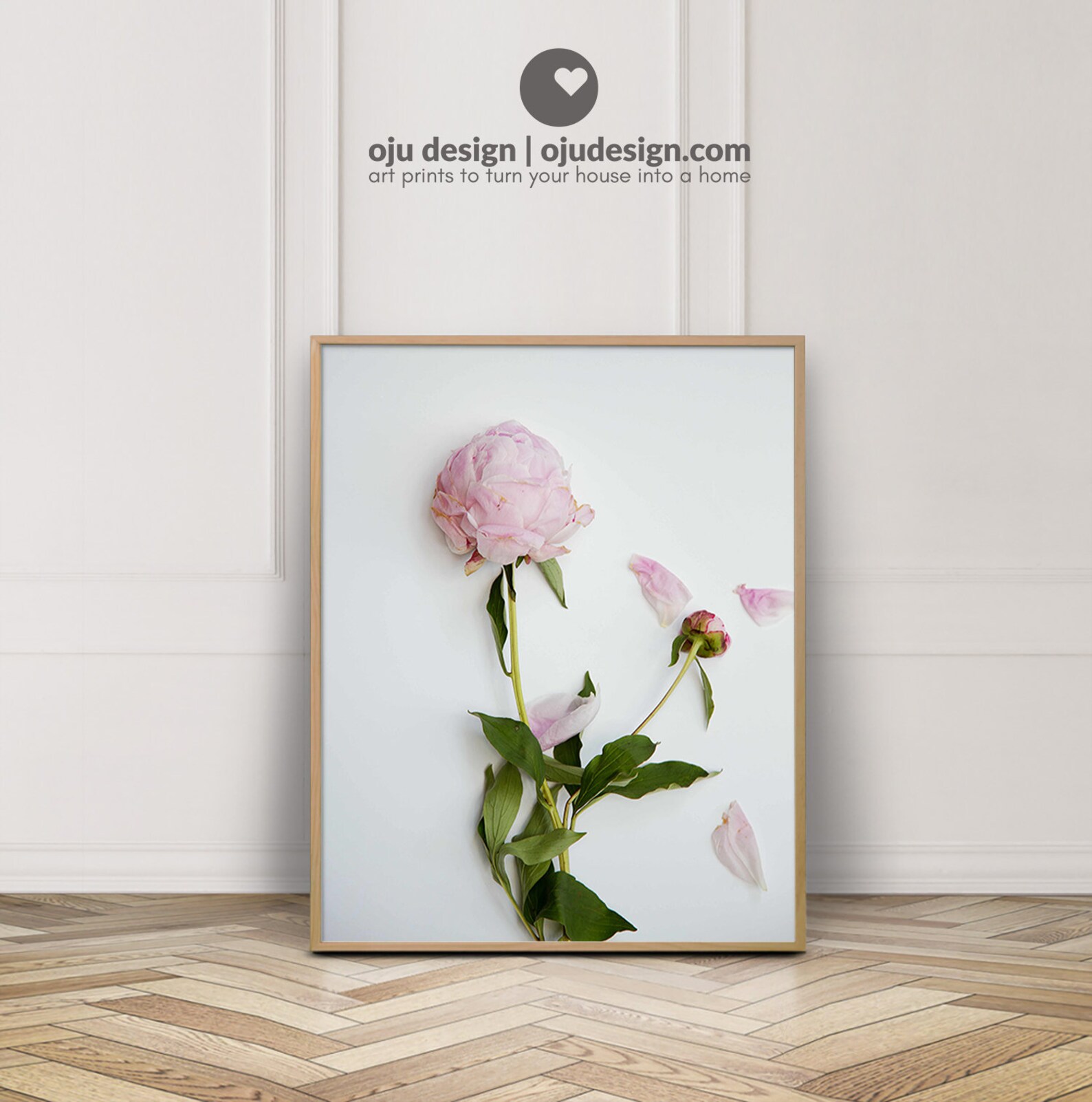 Pink and Grey Wall Art Set of 6 Prints Living Room Set of Etsy Australia