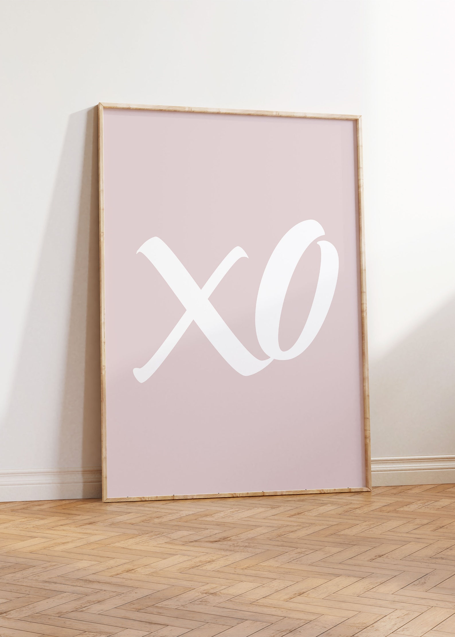 XO Wall Art Blush Pink Wall Art Printable Light Pastel Etsy