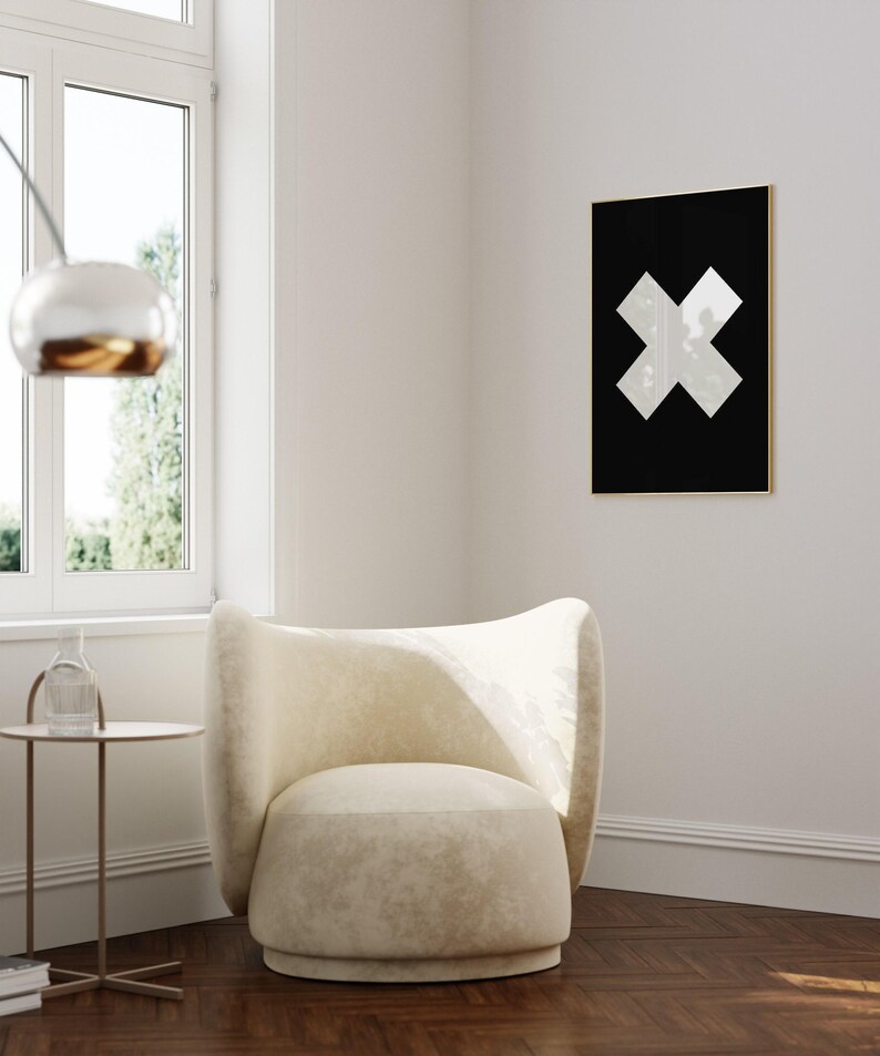 Black And White Art, Black White Prints, Abstract Wall Art, Black White Poster, Gallery Wall Prints, Modern Wall Art, Black Gallery Wall image 5