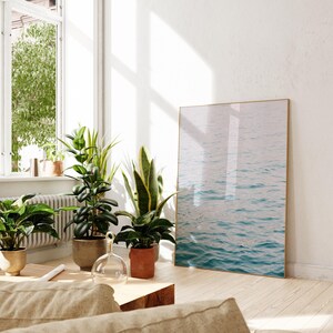 Abstract Seascape Wall Print, Sea Photography, Ocean Waves Art, Coastal Wall Decor . image 3