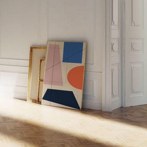 Art mural Mid-Century, Impressions d'art moderne, Impression d'art rétro, Art mural abstrait, Art mural moderne Mid-Century coloré, Art mural vibrant