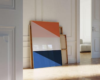 Geometric Wall Art, Mid Century Modern, Mid Century Poster, Mid Century Print, Minimalist Wall Art,  Modern Abstract Art, Abstract Art Print