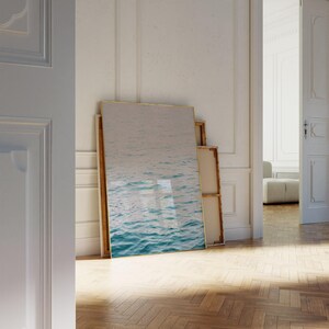 Abstract Seascape Wall Print, Sea Photography, Ocean Waves Art, Coastal Wall Decor . image 5
