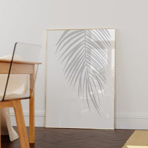 Beach Print Decor, Palm Wall Art Prints, Large Wall Artwork, Printable Leaf Palm, Instant Download, Wall Poster, Art Prints, 2017 Trends image 5