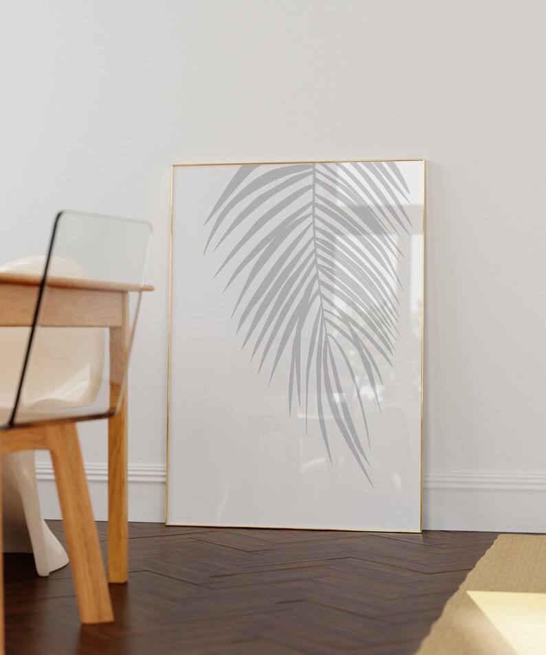 Beach Print Decor, Palm Wall Art Prints, Large Wall Artwork, Printable Leaf Palm, Instant Download, Wall Poster, Art Prints, 2017 Trends image 5