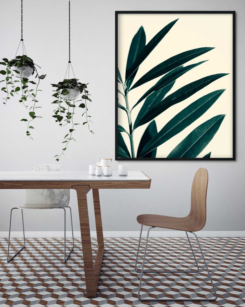 Leaf Print Wall Art Botanical Poster Printable 24x36 Art Etsy Australia