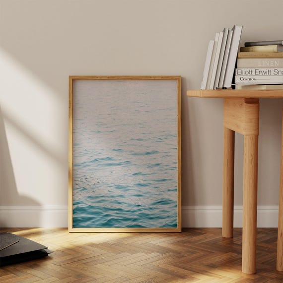 Abstract Seascape Wall Print, Sea Photography, Ocean Waves Art, Coastal Wall Decor .