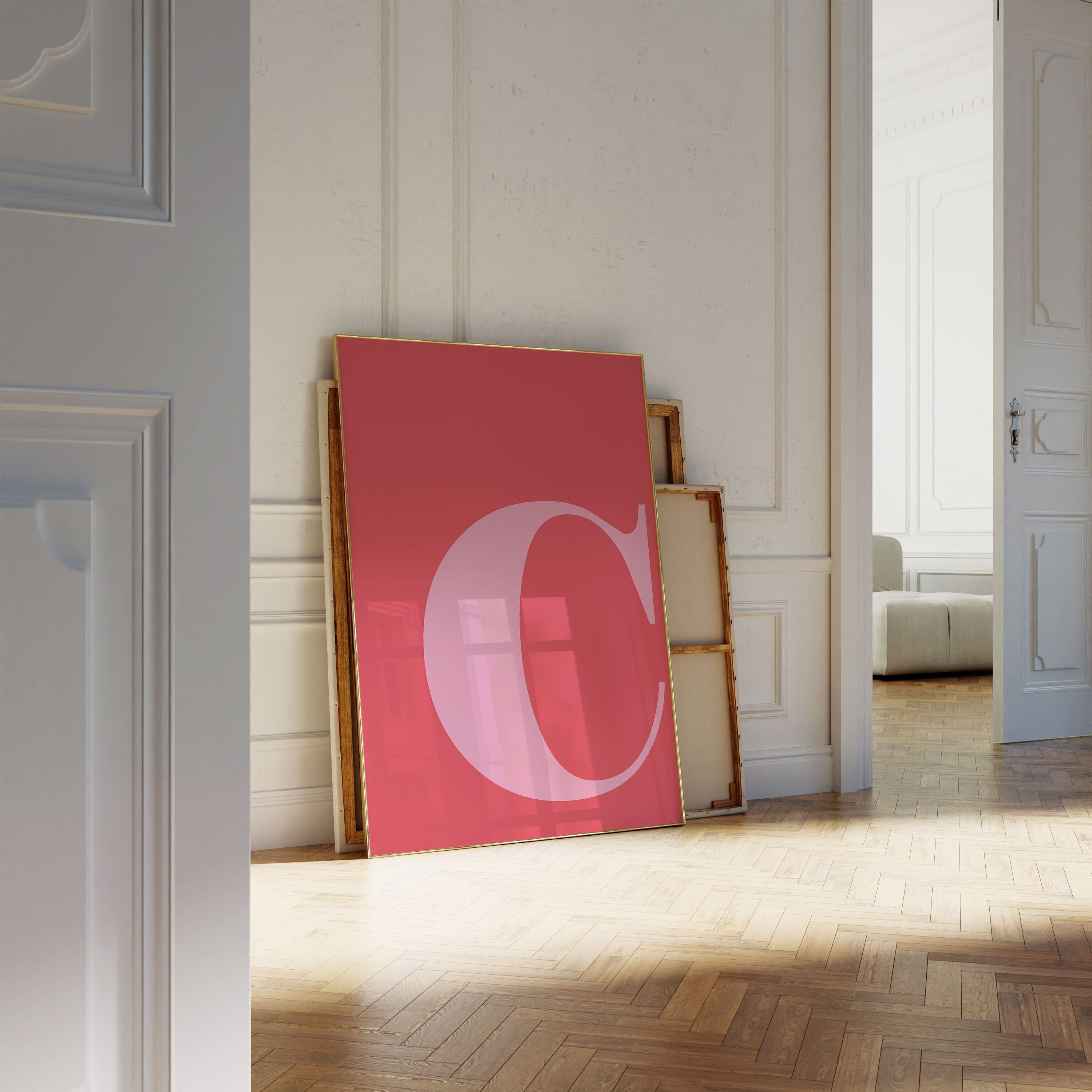 YQDEJ Poster Motivazionale What The Best That Could Happen, Stampa Su Tela Con Cornice In Legno, 30,5x40,6 Cm, Decorazione Parete Preppy - 2