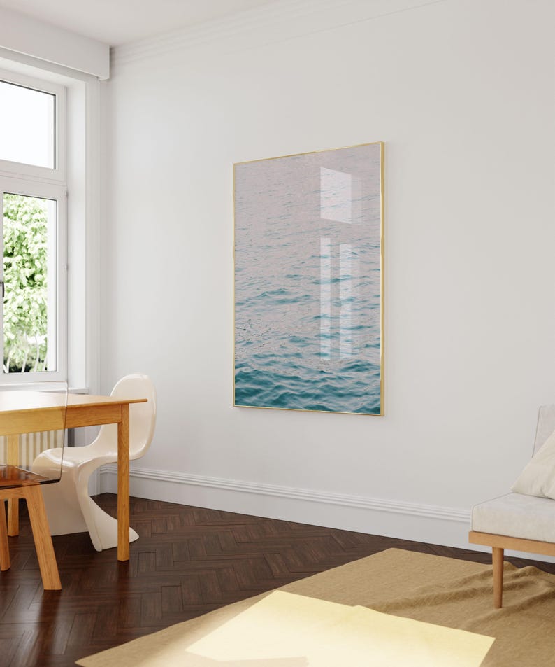 Abstract Seascape Wall Print, Sea Photography, Ocean Waves Art, Coastal Wall Decor . image 7