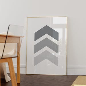 Arte geométrica para parede, download de arte digital, impressões digitais, arte moderna para parede, arte geométrica, arte para parede para imprimir, obras de arte para imprimir, decoração de parede imagem 2