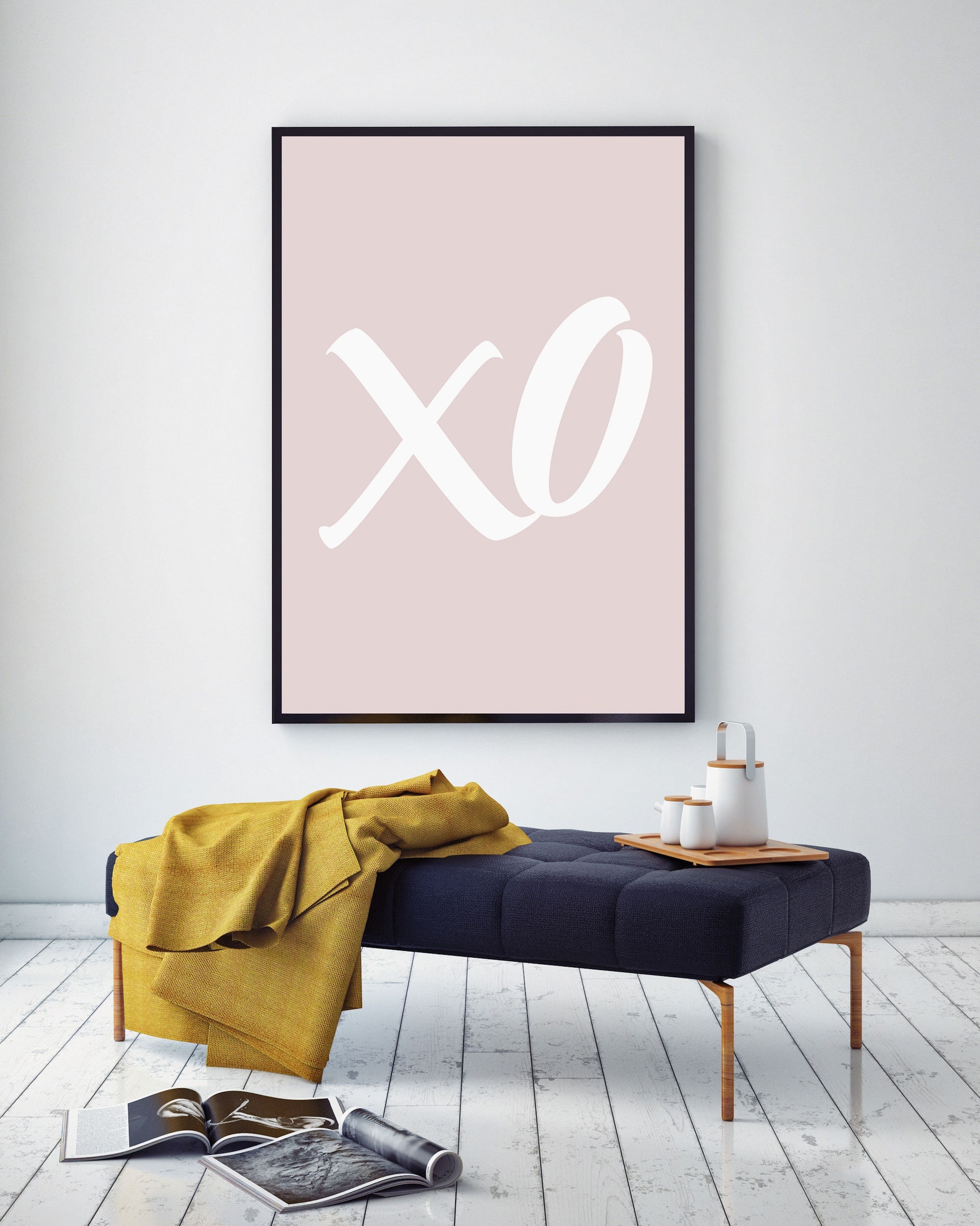 XO Wall Art Blush Pink Wall Art Printable Light Pastel Etsy