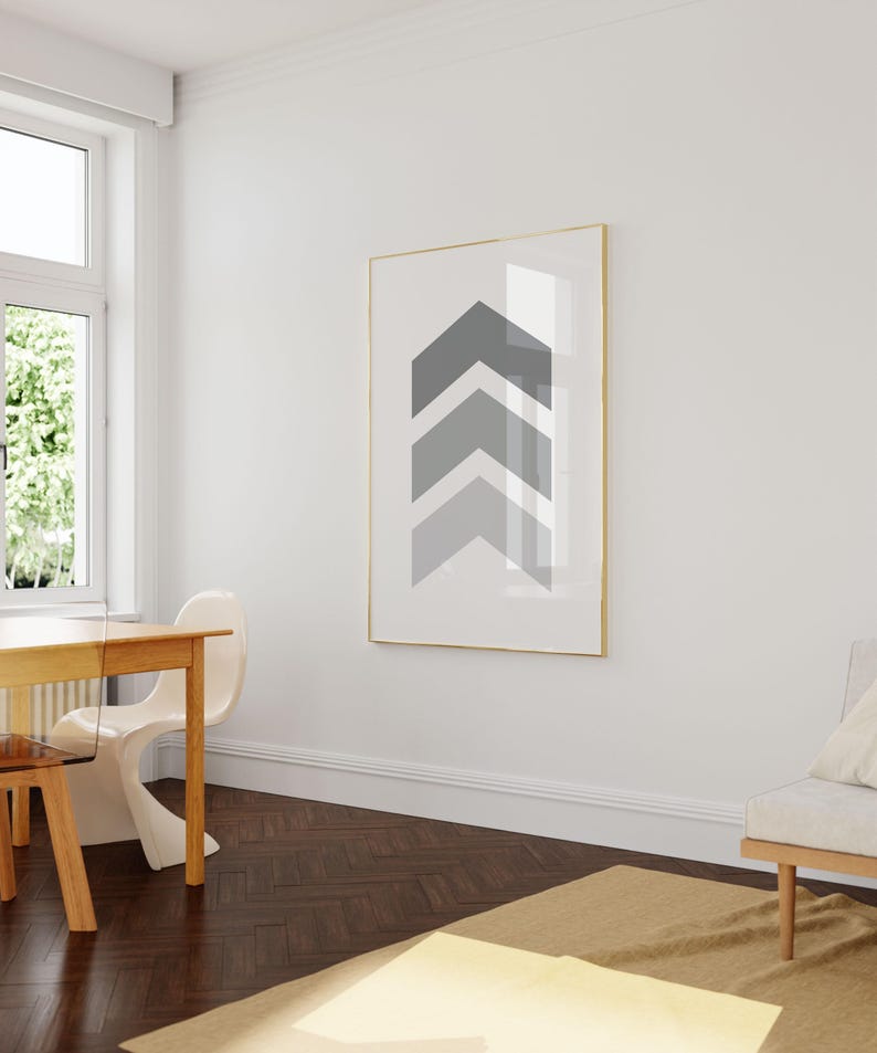 Arte geométrica para parede, download de arte digital, impressões digitais, arte moderna para parede, arte geométrica, arte para parede para imprimir, obras de arte para imprimir, decoração de parede imagem 4