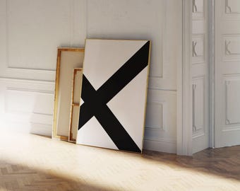 Black and White Art, Scandinavian Art, Geometric Wall Art, Geometric Art, Large Wall Art, Wall Art Prints, Printable Poster, Digital Prints