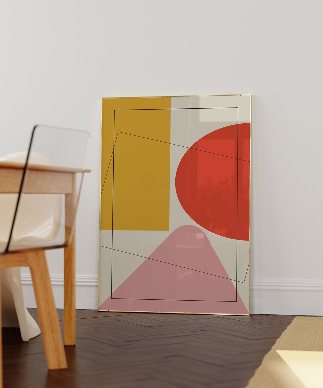 Abstract Wall Art, Retro Wall Art, Mcm Wall Art, Mid Century Wall Art