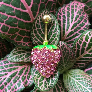 Strawberry Belly Ring