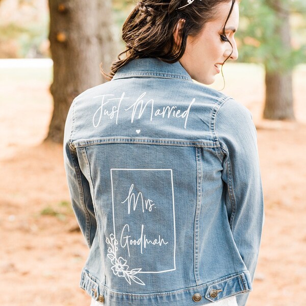 Bride denim jean jacket