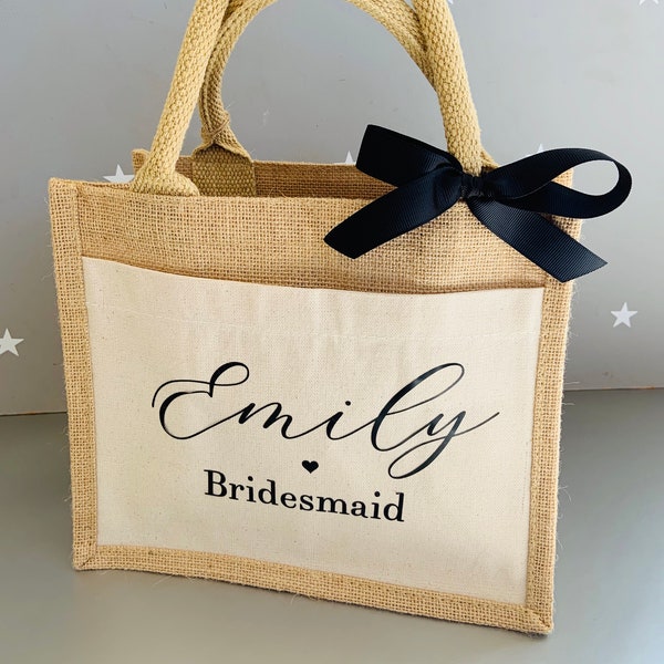Bachelorette Gift Bag Burlap Personalized Beach Tote Bridesmaid Gift Ideas Beach Bridesmaid Gifts