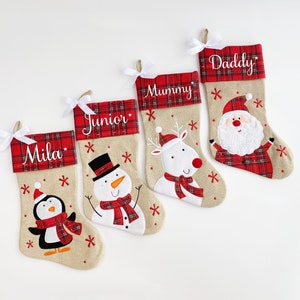 Personalized stocking Christmas Santa stocking Personalized cute christmas stocking kids Christmas stocking Christmas fireplace