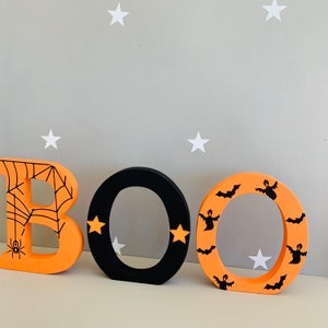 Halloween decor, halloween letters, halloween sign, halloween decorations image 10