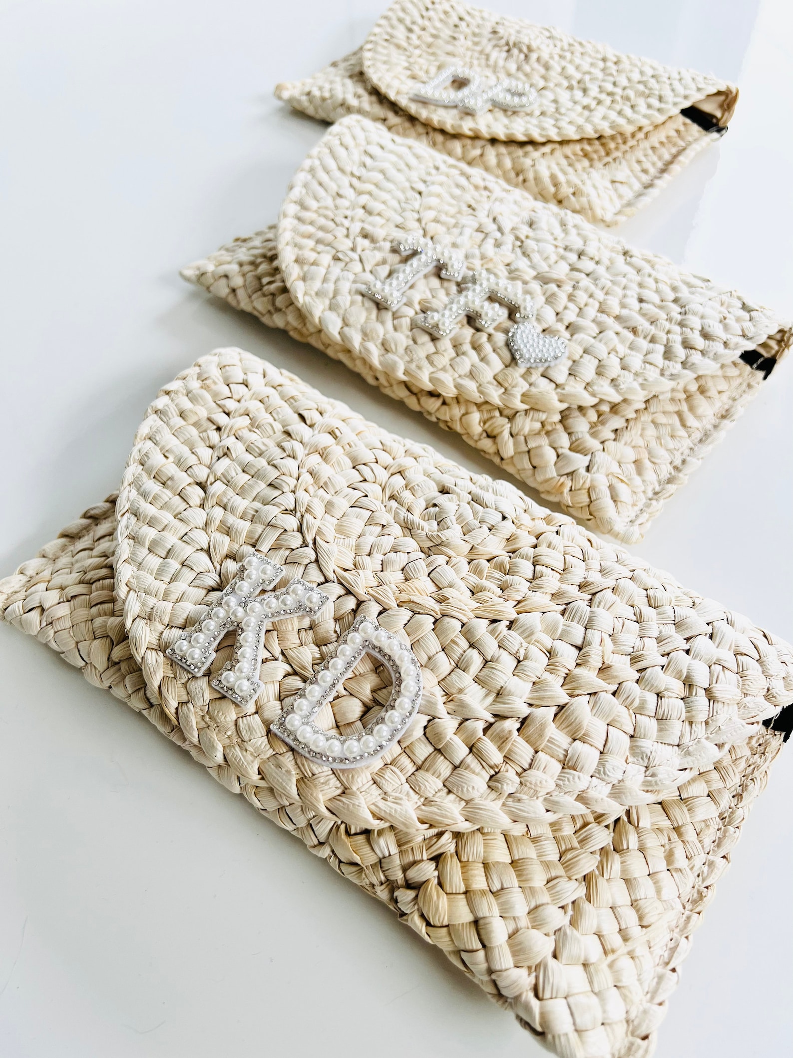 Bride Straw Clutch Bag Straw Bag Straw Purse Custom Straw Etsy UK