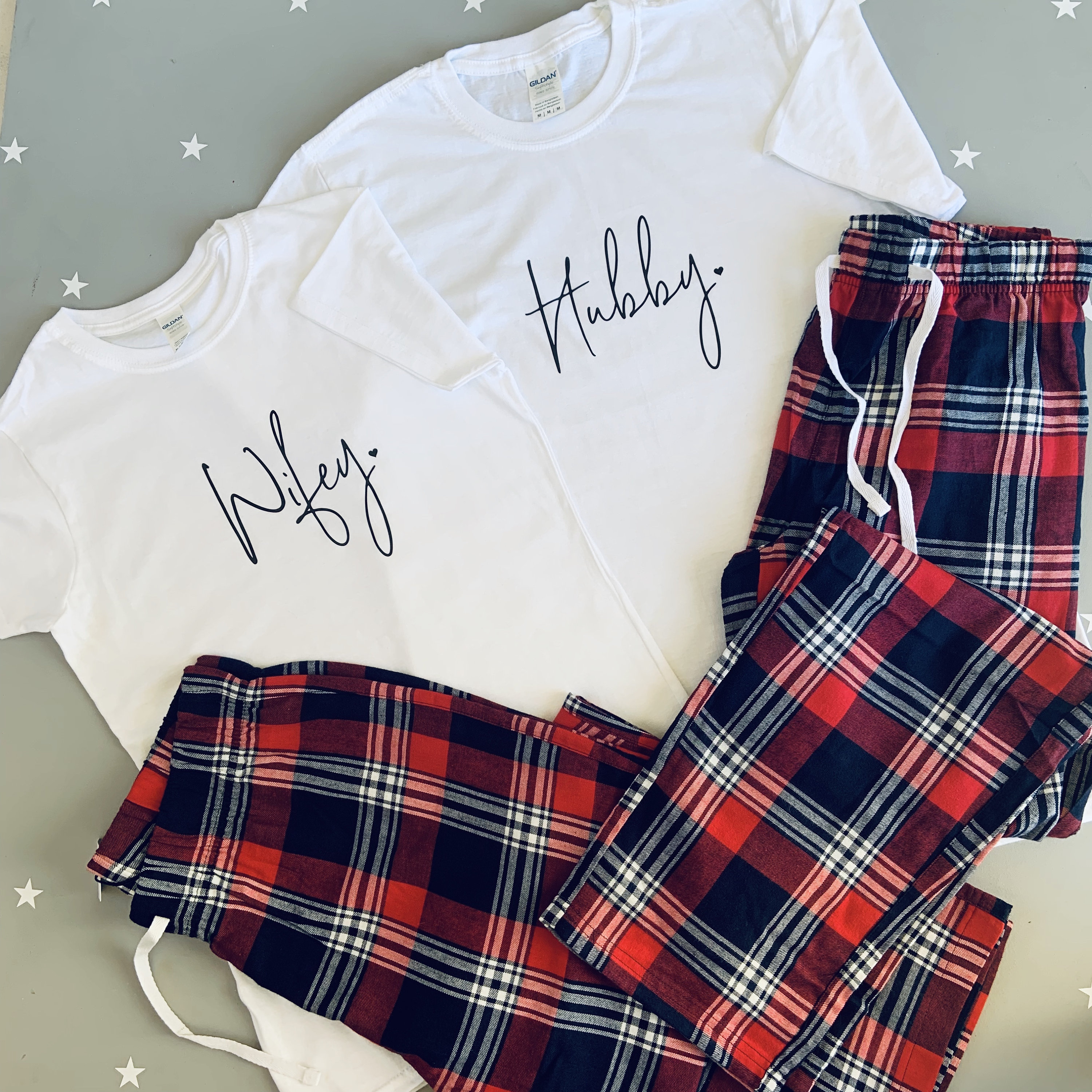 Husband and wife pyjamas hotsell