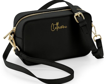 Monogram Crossbody Bag: Personalized Saffiano Handbag