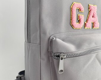 Personalized Mini Backpack: Custom Letter Initial  display picture 1