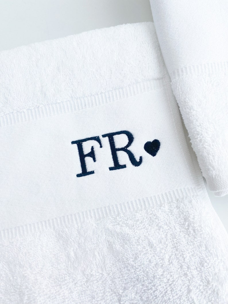 Personalized bath towel, embroidered towel, monogrammed bath towel, towel with name, embroidered hand towel, matching towels, custom towel image 9