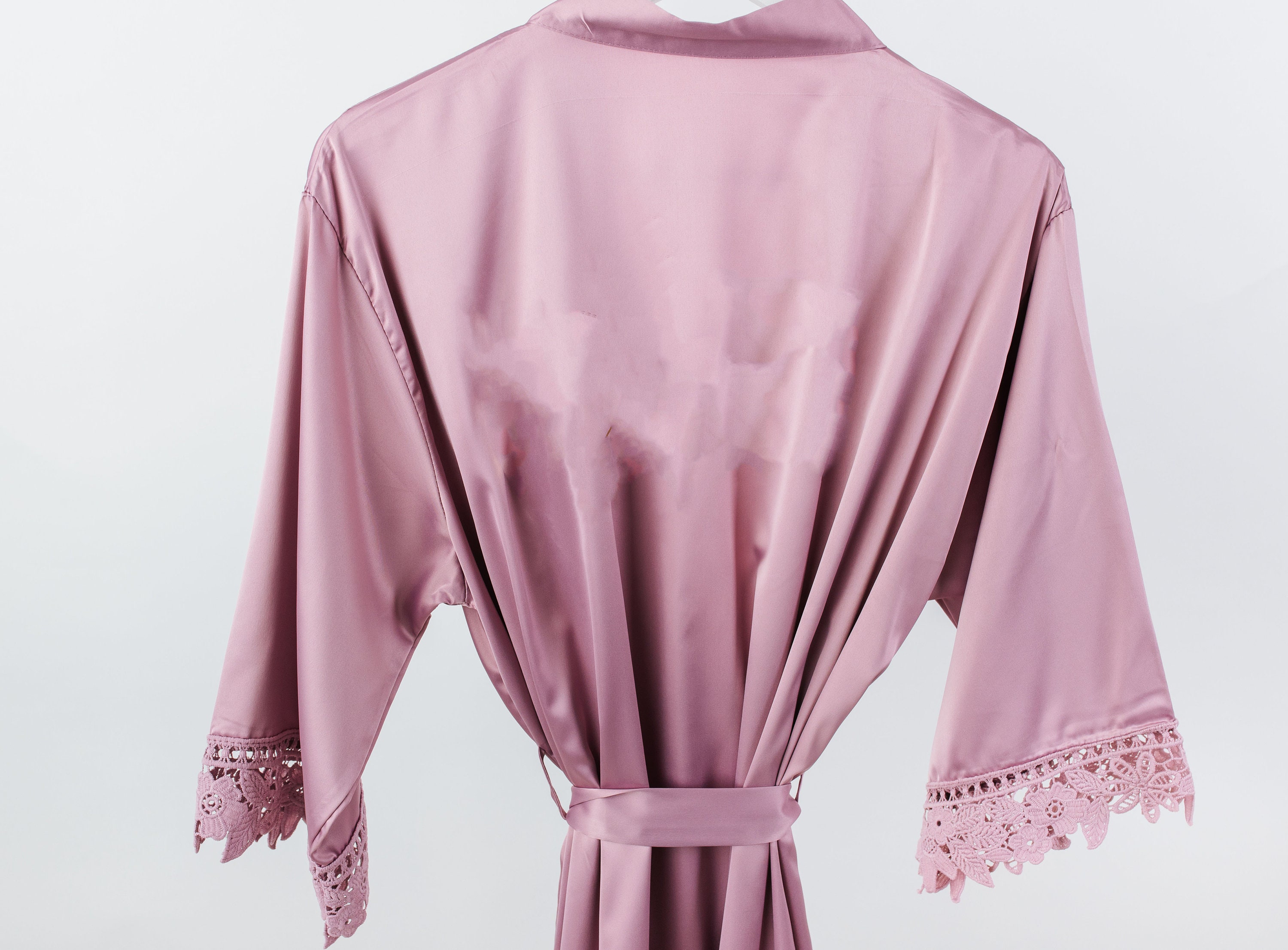 Blank bridesmaid robe plain bridal robe satin wedding robe Etsy