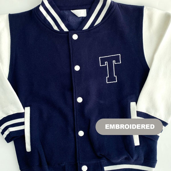 Kinder-Baseball-Jacke Letterman-Jacke des Kindes Kinder-Uni-Jacke Kid College-Stil Jacke Kinder personalisierte Jacke